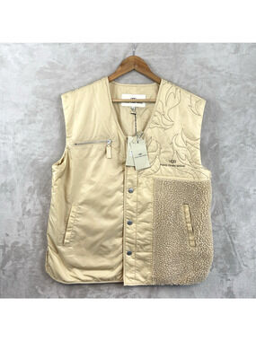 NWT UGG x Feng Chen Wang Men's Unisex Vest Size M Sand Phoenix Gorpcore Techwear